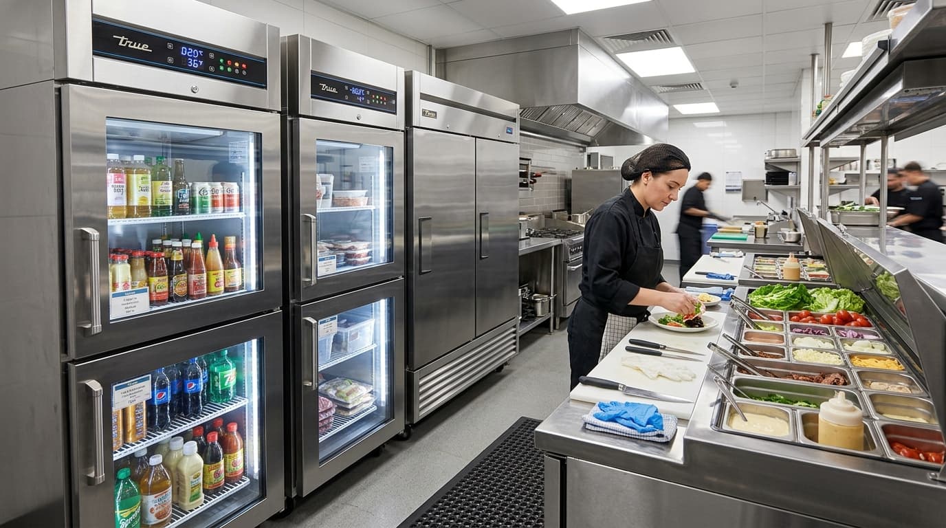 Upright Commercial Refrigerator / Freezer